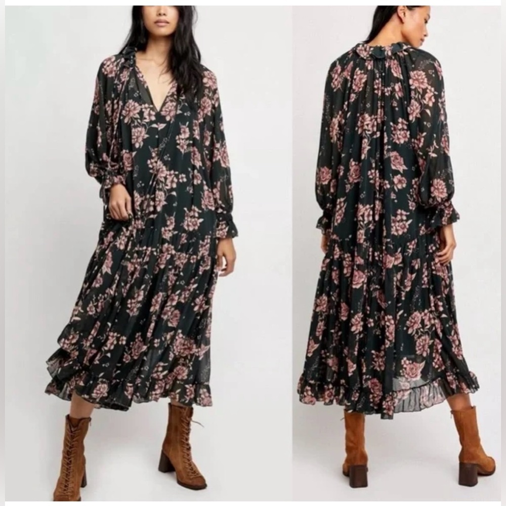 Free People Floral Feelin Groovy Maxi Dress